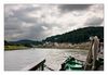 Mit dem Raddampfer auf der Elbe mit Blick auf Königstein