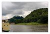 Mit dem Raddampfer auf der Elbe mit Blick auf die Festung Königstein