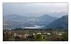 der Stausee Monteynard bei Treffort im Frühling, nähe Grenoble