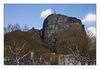 die Kirche Notre Dame du Roc wurde auf einem 184m hohen Kalksteinfelsen erbaut