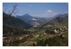 ein Blick zurück auf Castellane mit dem Berg 'Cadières de Brandis'