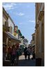 Altstadtgasse in Saintes Maries de la Mer (Camargue, Frankreich)