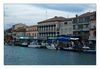 abends am Kanal in Le-Grau-du Roi, Languedoc-Roussillon, Südfrankreich