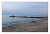 Angler im Abendlicht am Strand von Frontignan Plage