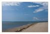 Blick vom Strand Richtung Gruissan, Narbonne- Plage