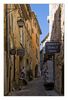 Gasse in Gordes, Vaucluse, Provence-Alpes-Côte d’Azur