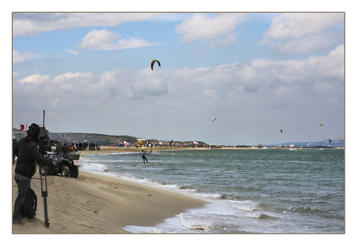 Surfwettbewerb in Leucate-La Franqui