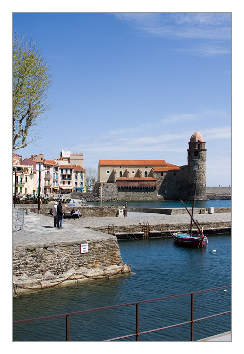 Collioure - mit Blick auf Eglise (Kirche) Notre-Dame des Anges