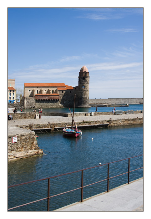 Collioure - mit Blick auf Eglise (Kirche) Notre-Dame des Anges