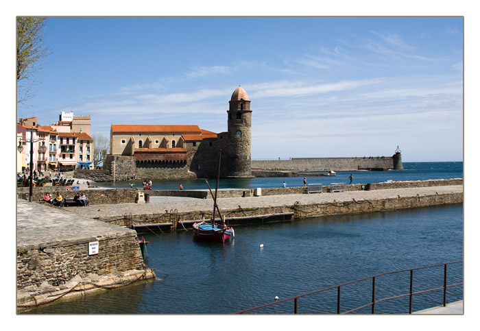 Collioure - mit Blick auf Eglise (Kirche) Notre-Dame des Anges