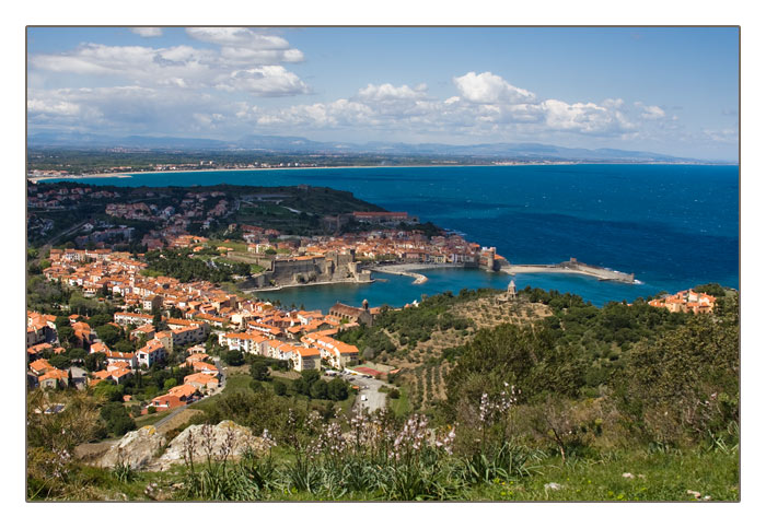 Blick auf Collioure