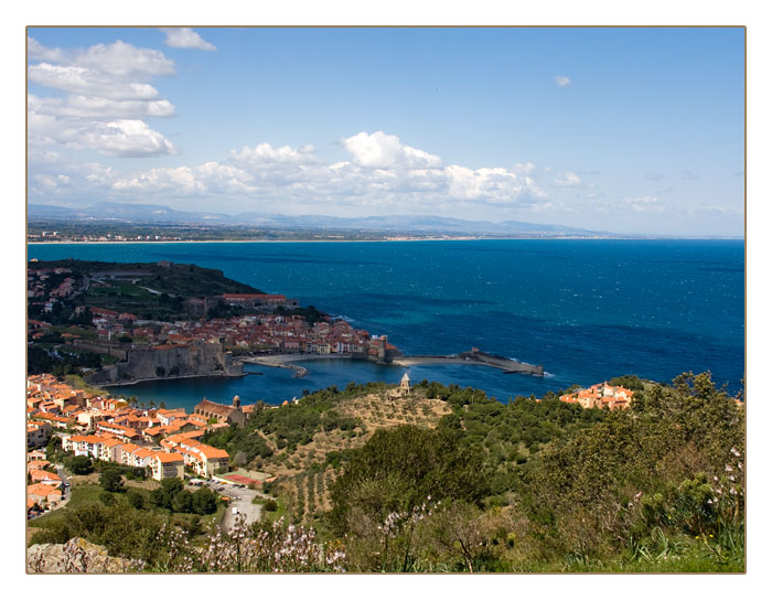 Blick auf Collioure