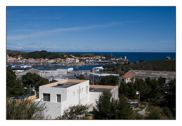 Blick auf Port Vendres