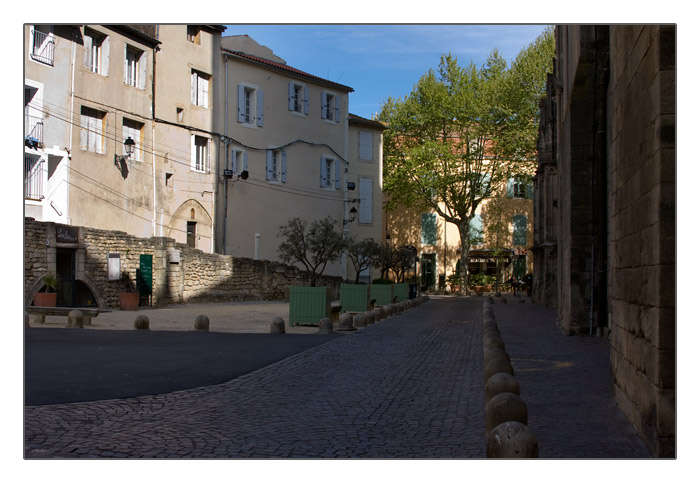 Rue de la Petite Jerusalem, an der Kathetrale Saint-Nazaire