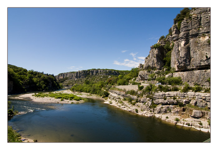 an der Adeche in Balazuc