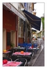 Strassenrestaurants in Vallon-Pont-d’Arc an der Adeche