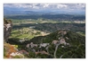 Blick vom Rocher de Sampzon auf die Landschaft der Ardeche