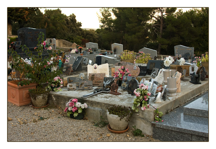 Friedhof Villeneuve, an der Durance