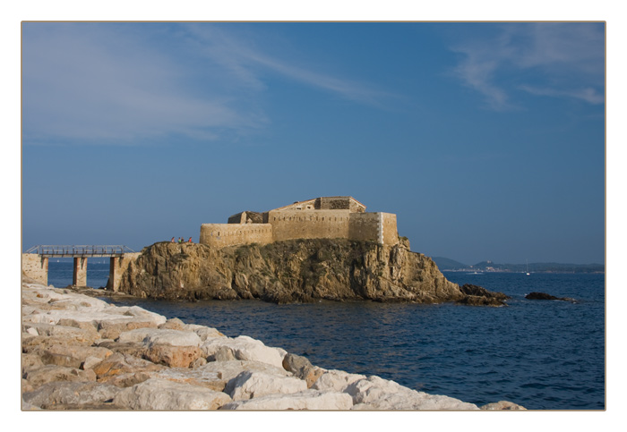 die Festung la Tour Fondue auf der Halbinsel Giens bei Hyères