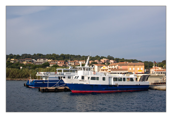 Fährschiffe zu den Îles d’Hyeres