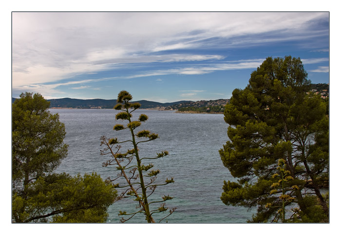 Blick von Cavalière Richtung Le Lavandou