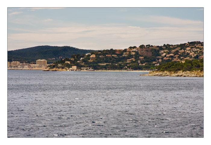 Blick nach le Lavandou und St. Clair