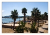 Campingplatz mit Blick auf Port Grimaud, Côte d'Azur, France