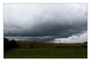 starke Regenwolken verfolgen uns bis nach Hause