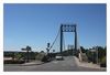 Hängebrücke an der Loire (während der Fahrt fotografiert)