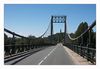 Hängebrücke an der Loire (während der Fahrt fotografiert)