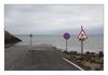 Passage du Gois von der Insel Noirmoutier nach Beauvoir-sur-Merzur auf dem Festland bei Flut