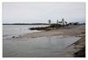 Passage du Gois von der Insel Noirmoutier nach Beauvoir-sur-Merzur auf dem Festland bei Flut