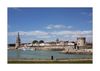 Hafeneinfahrt von la Rochelle mit den Türmen "Tour de la Lanterne" (li) und "Tour de la Caine" (re)