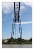 Stahlkonstruktion des Transbordeurs, einer Schwebebrücke über die Charente bei Rochefort