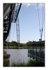 Stahlkonstruktion des Transbordeurs, einer Schwebebrücke über die Charente bei Rochefort