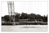 Transbordeur, eine Schwebebrücke über die Charente bei Rochefort (sw)