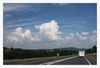 toller Wolkenhimmel irgendwo auf der Strecke (während der Fahrt fotografiert)