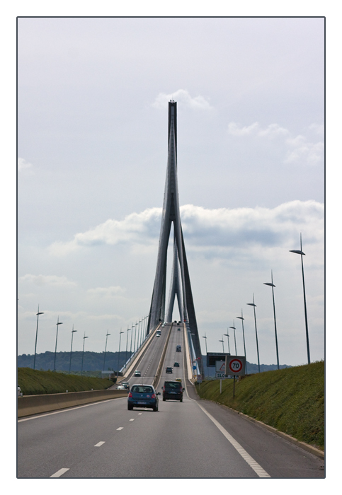 Seinebrücke bei Le Havre, Pont de Normandie