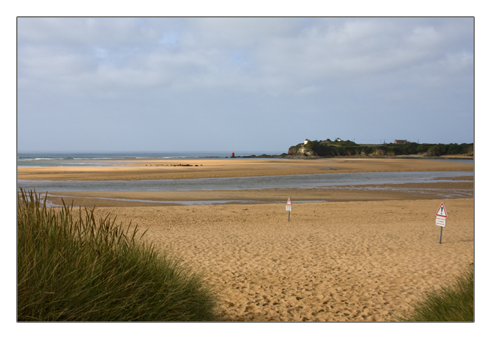 am Strand bei Ebbe, Guidel Plages