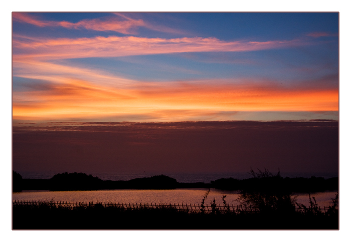 Sonnenuntergang, Côte Sauvage, Halbinsel Quiberon