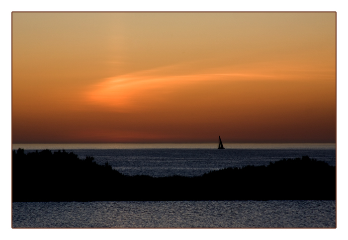 Sonnenuntergang, Côte Sauvage, Halbinsel Quiberon