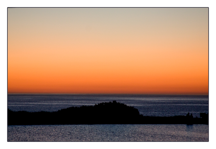 Sonnenuntergang, Côte Sauvage, Halbinsel Quiberon