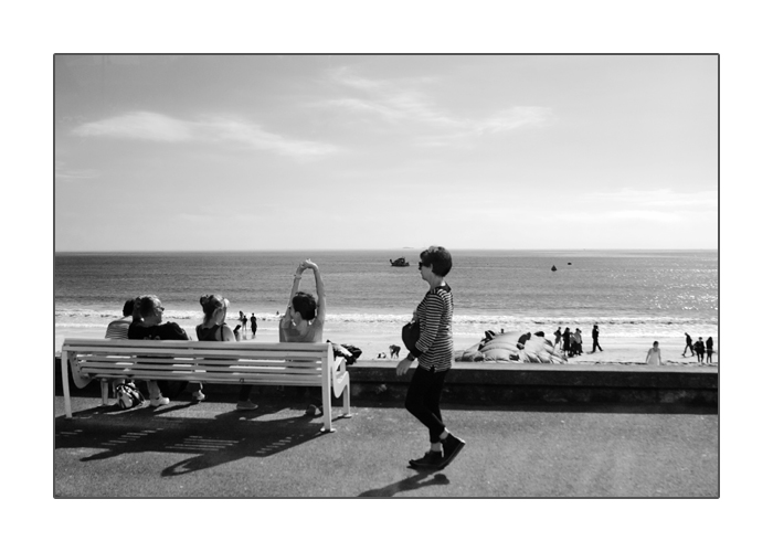 Strand bei La Baule-Escoublac (sw), am Golf von Biscaya