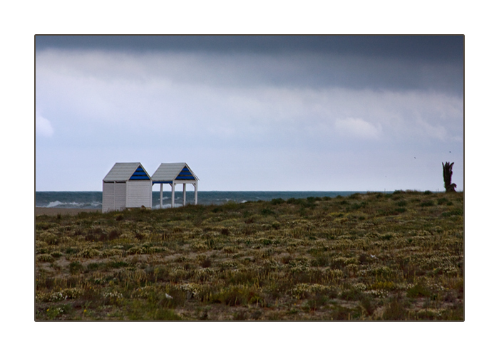 Strandhaus auf der Küstenstrasse