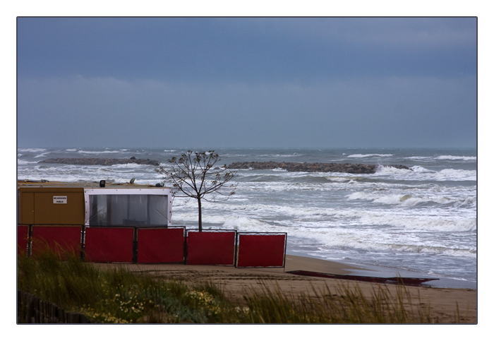 Strandbar bei Valras-Plage