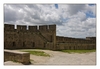 äussere Mauer der Festung Cité von Carcassonne, Départements Aude, Region Languedoc-Roussillon