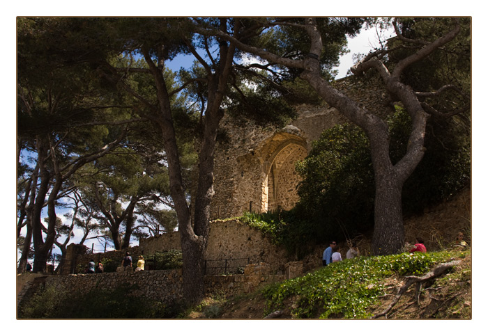 auf der Festung von Tossa de Mar