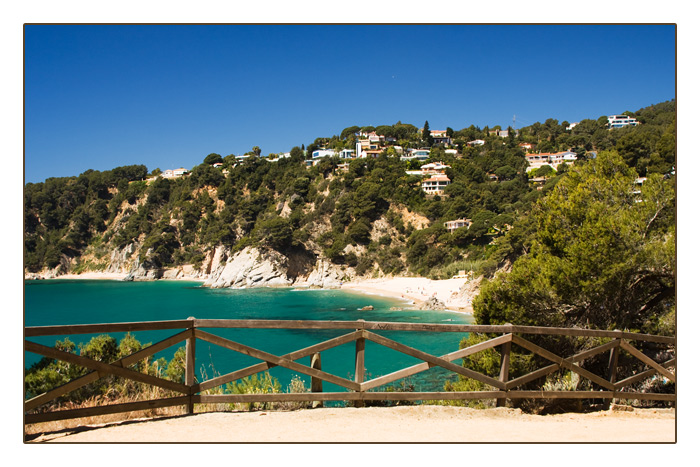 Ausblick auf die herrliche Badebucht in Cala Llevadó