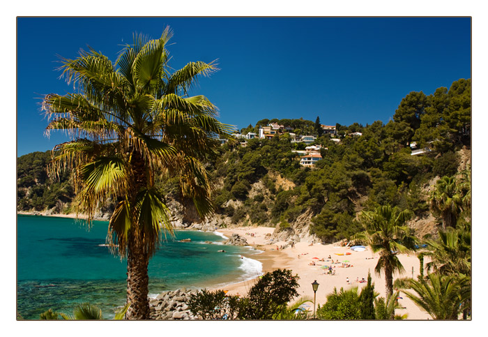 Ausblick auf die herrliche Badebucht in Cala Llevadó