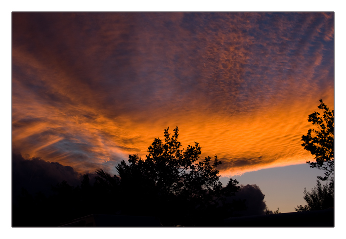 wunderbarer Sonnenuntergang